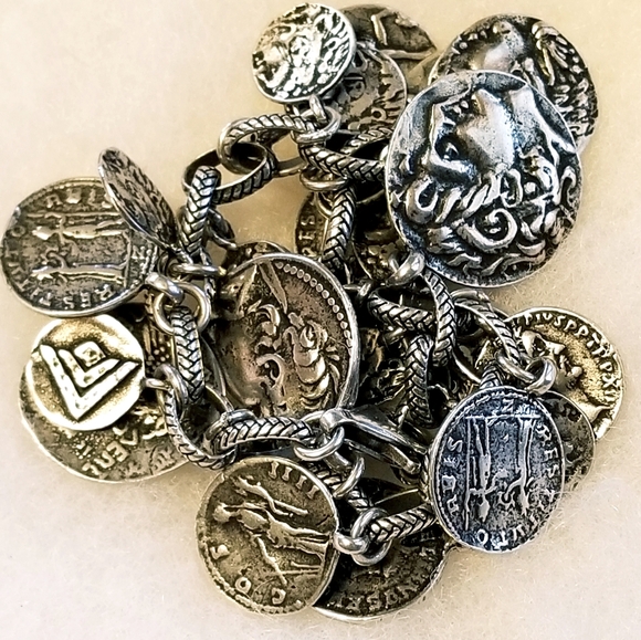 Silpada Sterling Silver Coin Bracelet - Picture 4 of 13